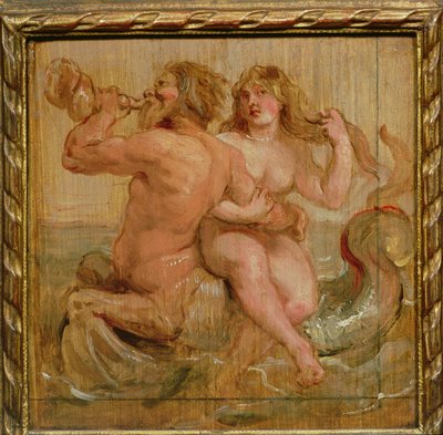 Nereid and Triton by Peter Paul Rubens